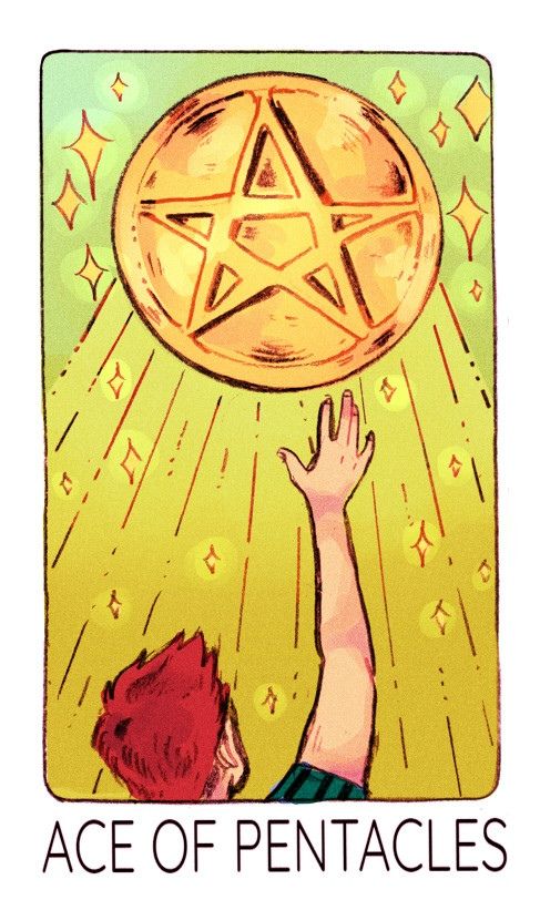 ace of pentacles tarot card