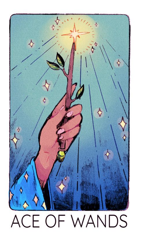 ace of wands tarot card