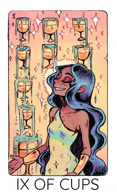 nine of cups tarot card