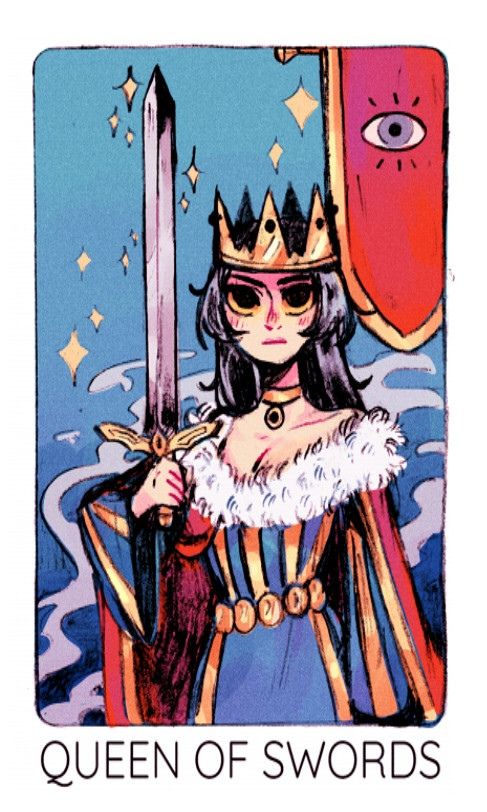 queen of swords tarot card