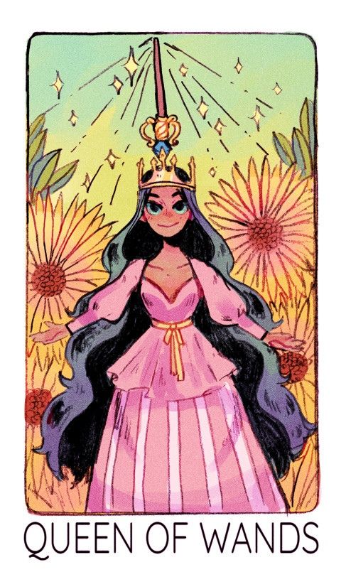 queen of wands tarot card
